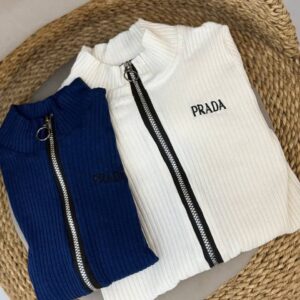 کراپ تمام زیپ استین بلند