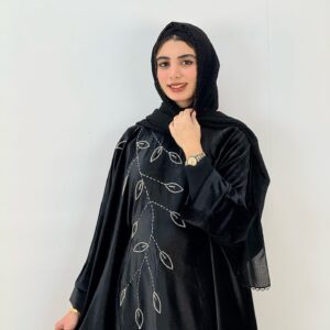 عبایی دستدوزی برگ