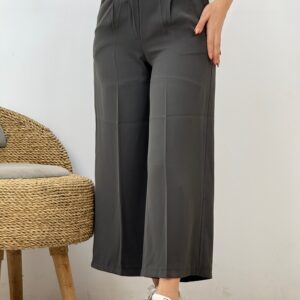شلوار واید پارچه ای