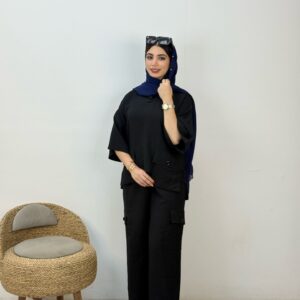 شومیز شلوار دوجیب سولین